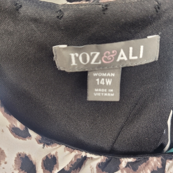 ROZ & ALI 14W Maxi length Dress, EUC - Picture 8 of 8